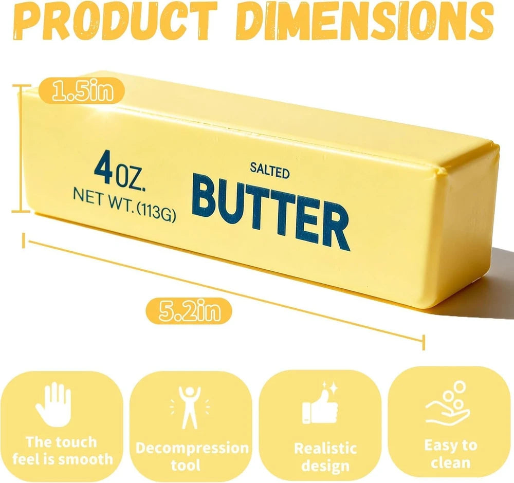 Slow Rising Butter Squishy Toy