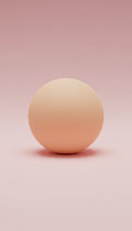 Peach Sorbet Memory Foam Orb