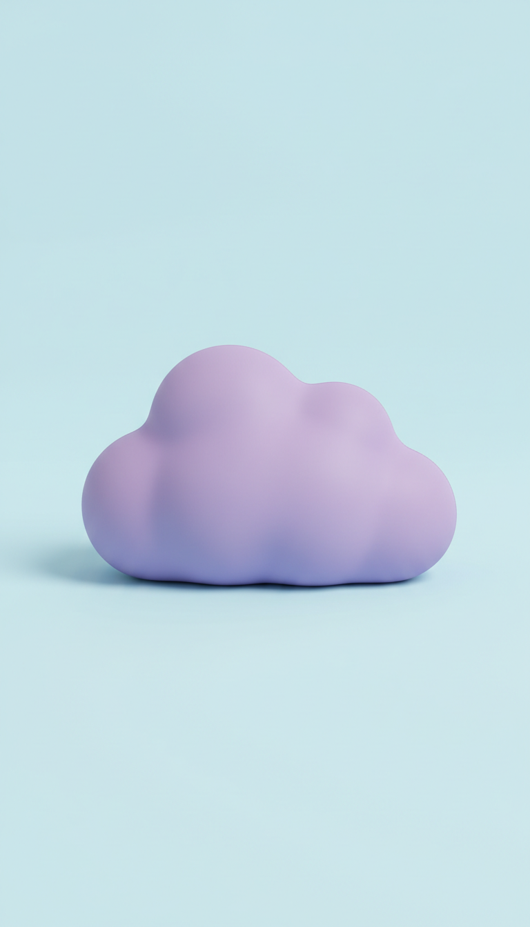 Lavender Cloud Squeeze Toy